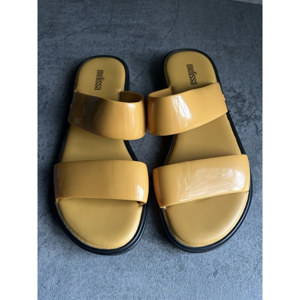 Melissa Yellow Slide Casual Sandal, Women's Size 6